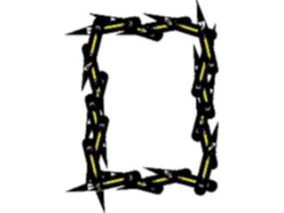 Sticker Custom Preview Image #051951 Education Schools School Supplies Pencil Frame1