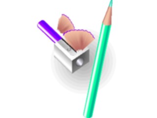 Sticker Custom Preview Image #051958 Education Schools School Supplies Pencil Sharpener