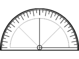 Sticker Custom Preview Image #051971 Education Schools School Supplies Protractor1