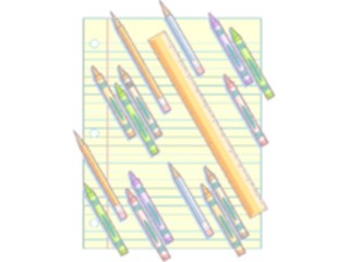 Sticker Custom Preview Image #052038 Education Schools School Supplies School Supplies Background