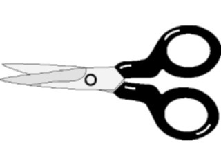 Sticker Custom Preview Image #052042 Education Schools School Supplies Scissors01