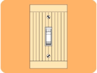 Sticker Custom Preview Image #052280 Electrical Light Switch1