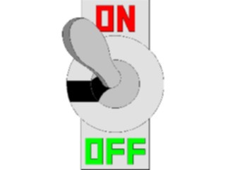 Sticker Custom Preview Image #052338 Electrical On Off Switch