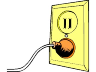 Sticker Custom Preview Image #052366 Electrical Plug Outlet2