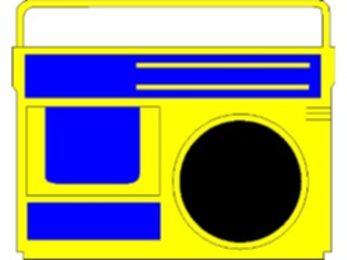 Sticker Custom Preview Image #052546 Electronics Boom Box03