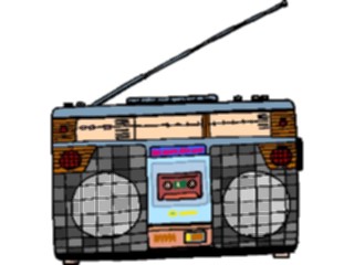 Sticker Custom Preview Image #052551 Electronics Boom Box08