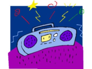 Sticker Custom Preview Image #052552 Electronics Boom Box09