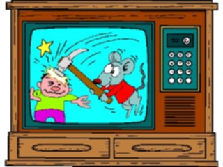 Sticker Custom Preview Image #052974 Electronics Television Cartoon2