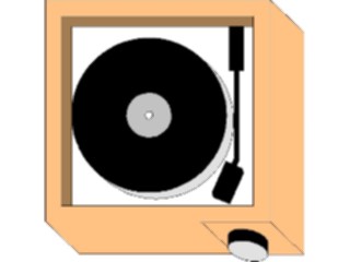 Sticker Custom Preview Image #052999 Electronics Turntable1