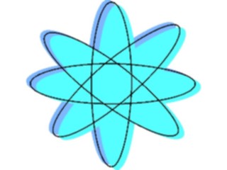 Sticker Custom Preview Image #053088 Energy Atom Symbol8