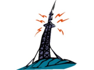 Sticker Custom Preview Image #053108 Energy Electrical Line Tower2