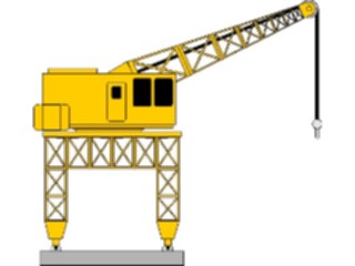 Sticker Custom Preview Image #053302 Engineering Civil Dockyard Crane