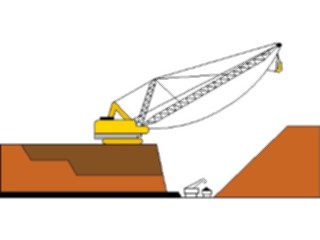 Sticker Custom Preview Image #053304 Engineering Civil Dragline Large