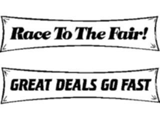 Sticker Custom Preview Image #053360 Entertainment Advertising Racetothe Fair