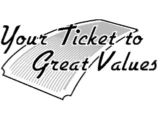 Sticker Custom Preview Image #053368 Entertainment Advertising Your Ticket To Values