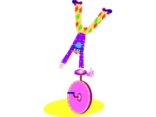 Sticker Custom Preview Image #053372 Entertainment Circus Carnival Acrobat03