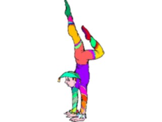 Sticker Custom Preview Image #053375 Entertainment Circus Carnival Acrobat06