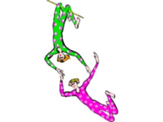 Sticker Custom Preview Image #053388 Entertainment Circus Carnival Acrobats4