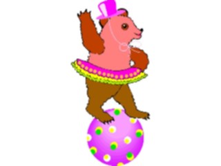 Sticker Custom Preview Image #053407 Entertainment Circus Carnival Bearon Ball