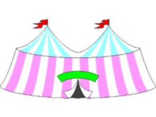 Sticker Custom Preview Image #053410 Entertainment Circus Carnival Big Top1