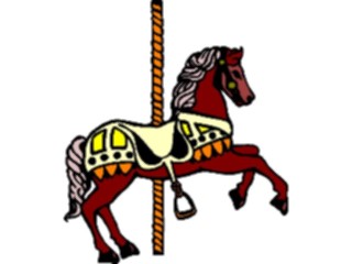 Sticker Custom Preview Image #053428 Entertainment Circus Carnival Carousel Horse3