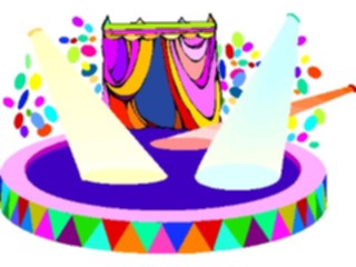 Sticker Custom Preview Image #053431 Entertainment Circus Carnival Center Ring