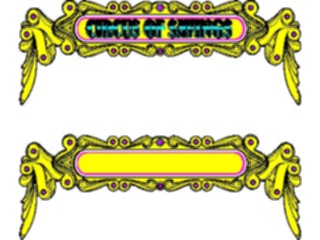 Sticker Custom Preview Image #053436 Entertainment Circus Carnival Circus Border Top