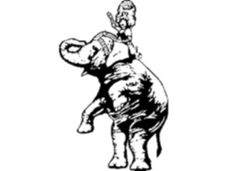 Sticker Custom Preview Image #053441 Entertainment Circus Carnival Circus Elephant01