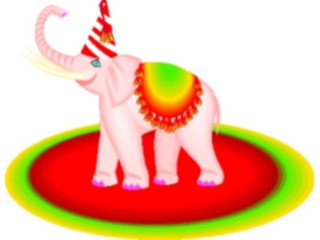 Sticker Custom Preview Image #053445 Entertainment Circus Carnival Circus Elephant05