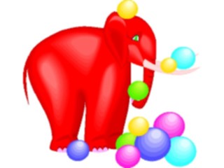 Sticker Custom Preview Image #053446 Entertainment Circus Carnival Circus Elephant06