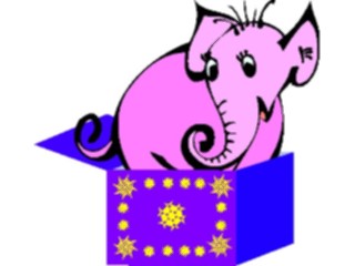 Sticker Custom Preview Image #053447 Entertainment Circus Carnival Circus Elephant07