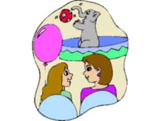 Sticker Custom Preview Image #053449 Entertainment Circus Carnival Circus Elephant09