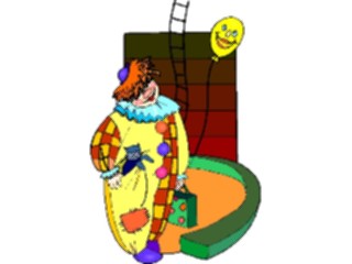 Sticker Custom Preview Image #053552 Entertainment Circus Carnival Clown64