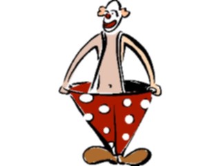 Sticker Custom Preview Image #053585 Entertainment Circus Carnival Clown Big Pants