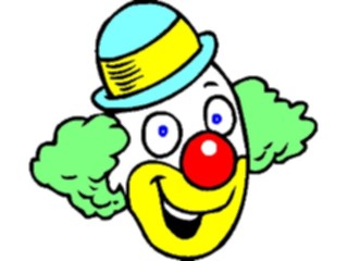 Sticker Custom Preview Image #053596 Entertainment Circus Carnival Clown Face02