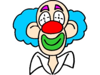 Sticker Custom Preview Image #053599 Entertainment Circus Carnival Clown Face05