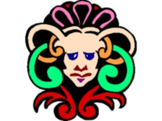 Sticker Custom Preview Image #053602 Entertainment Circus Carnival Clown Face08