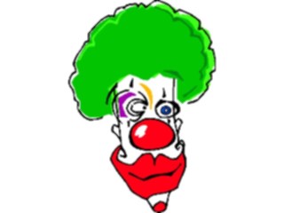 Sticker Custom Preview Image #053603 Entertainment Circus Carnival Clown Face09