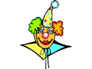 Sticker Custom Preview Image #053605 Entertainment Circus Carnival Clown Face11