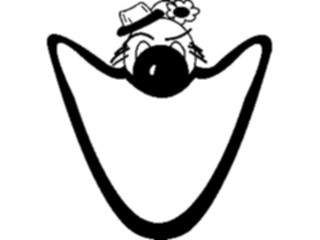 Sticker Custom Preview Image #053611 Entertainment Circus Carnival Clown Frame1