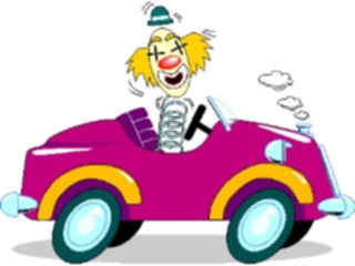 Sticker Custom Preview Image #053622 Entertainment Circus Carnival Clownin Car3
