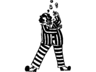 Sticker Custom Preview Image #053628 Entertainment Circus Carnival Clown Juggling03