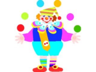 Sticker Custom Preview Image #053629 Entertainment Circus Carnival Clown Juggling04