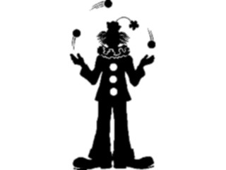 Sticker Custom Preview Image #053630 Entertainment Circus Carnival Clown Juggling05