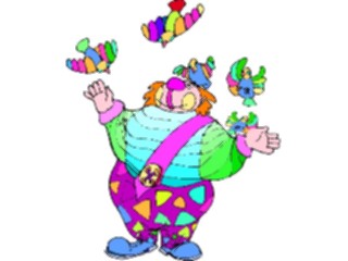 Sticker Custom Preview Image #053632 Entertainment Circus Carnival Clown Juggling07