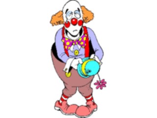 Sticker Custom Preview Image #053657 Entertainment Circus Carnival Clown Sad1