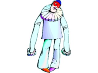 Sticker Custom Preview Image #053658 Entertainment Circus Carnival Clown Sad2
