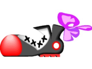 Sticker Custom Preview Image #053662 Entertainment Circus Carnival Clown Shoe