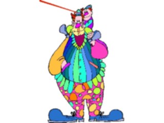 Sticker Custom Preview Image #053678 Entertainment Circus Carnival Clownwith Baby2