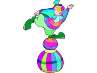 Sticker Custom Preview Image #053699 Entertainment Circus Carnival Clownwith Balls1